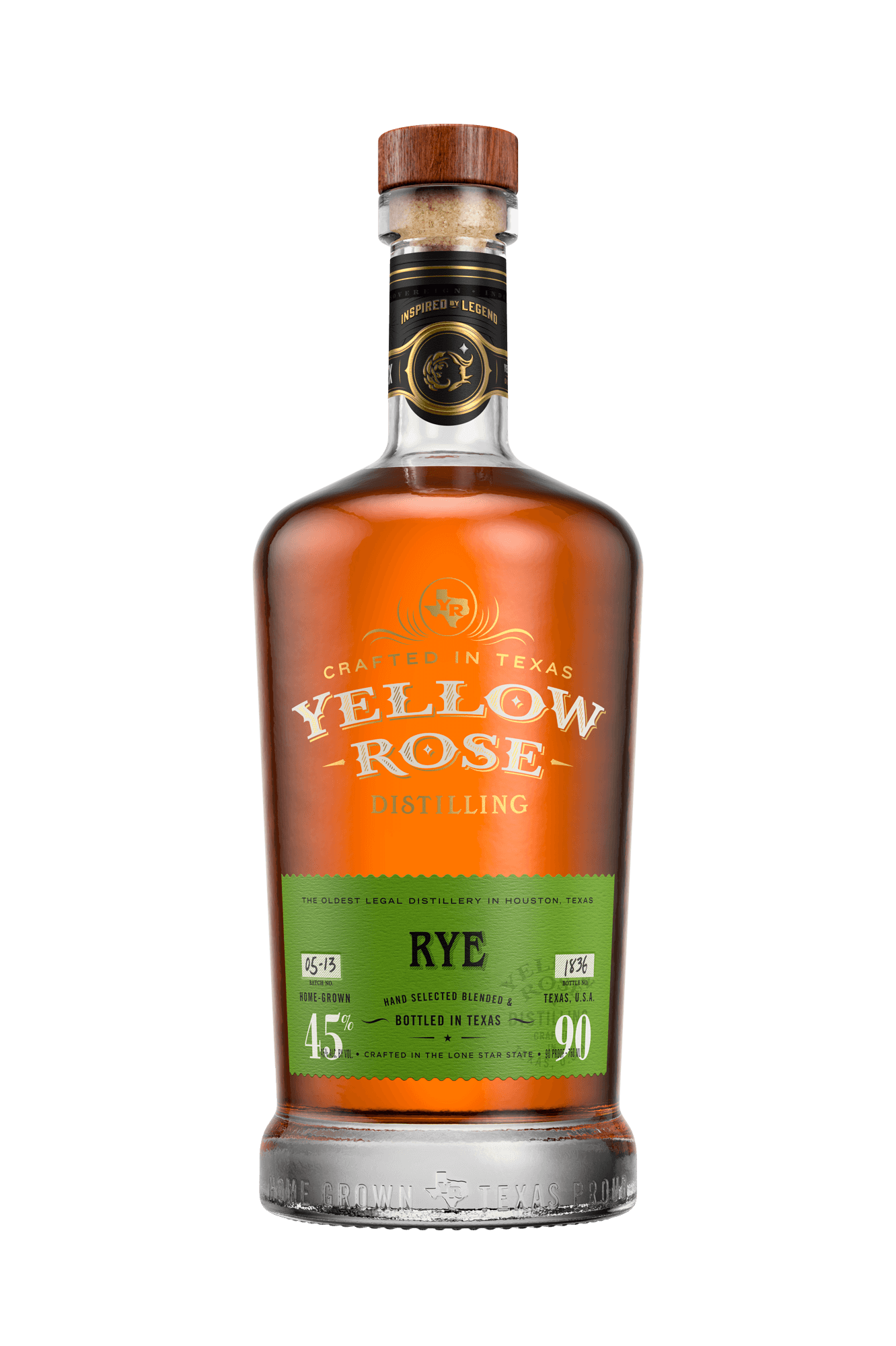 Yellow Rose Rye Spirituose 45%vol. 0,7L