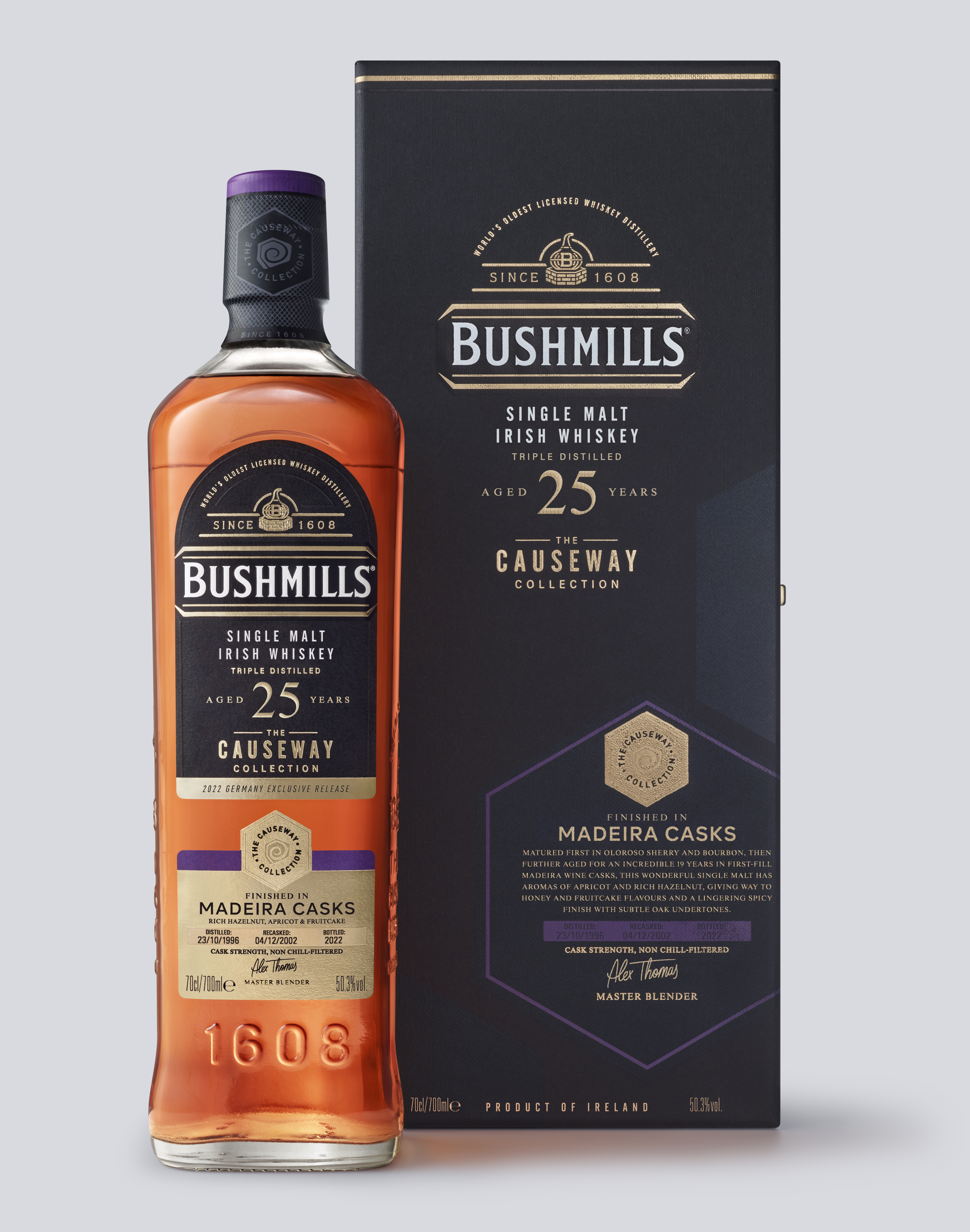 Bushmills Causeway Collection 25YO Madeira Cask 0,7l 50,3% Vol.