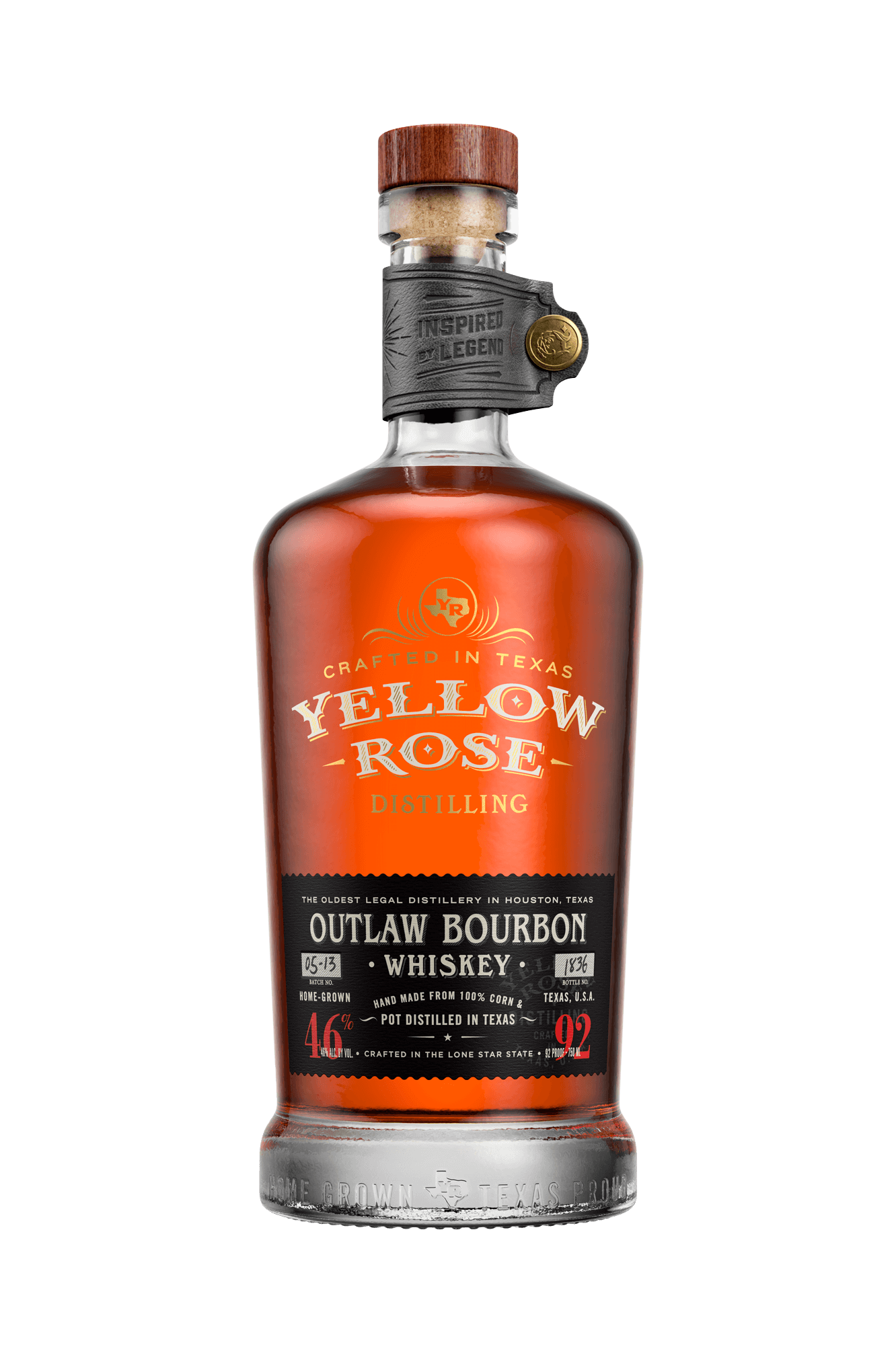 Yellow Rose Outlaw Bourbon Whiskey 46%vol. 0,7L