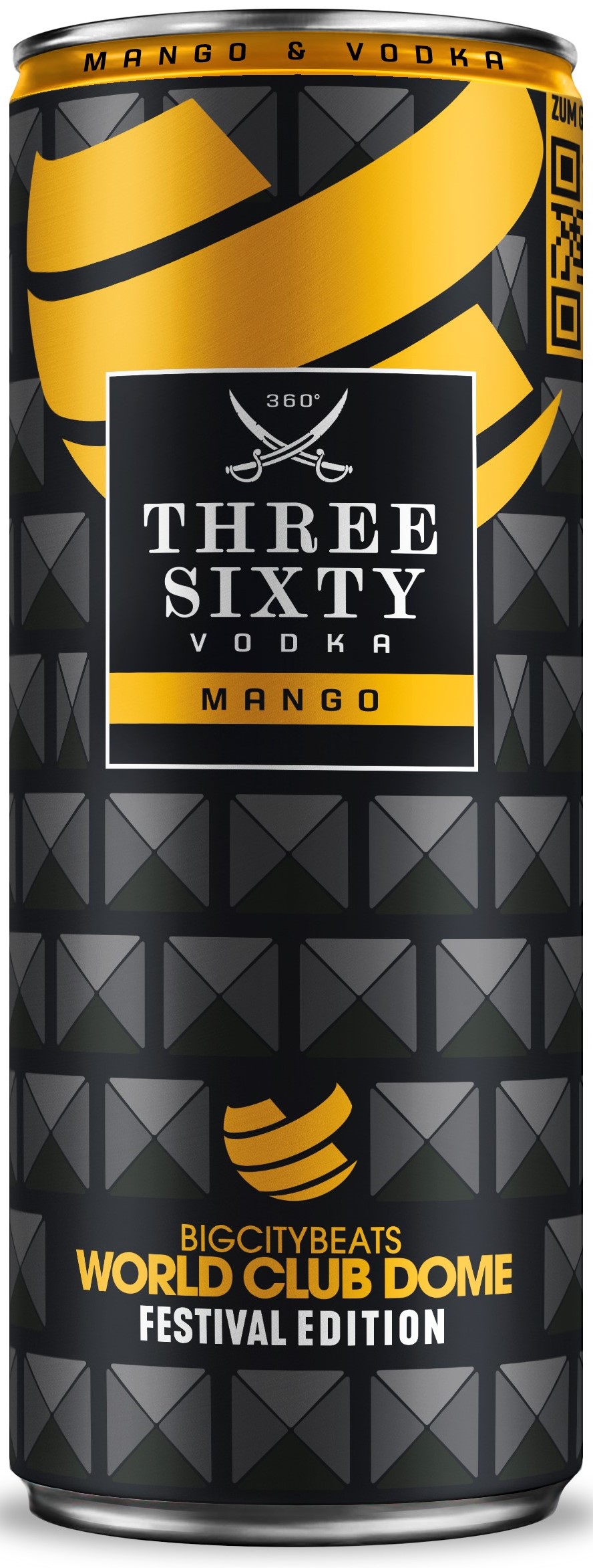 THREE SIXTY Vodka Mango 0,33l 10%vol.