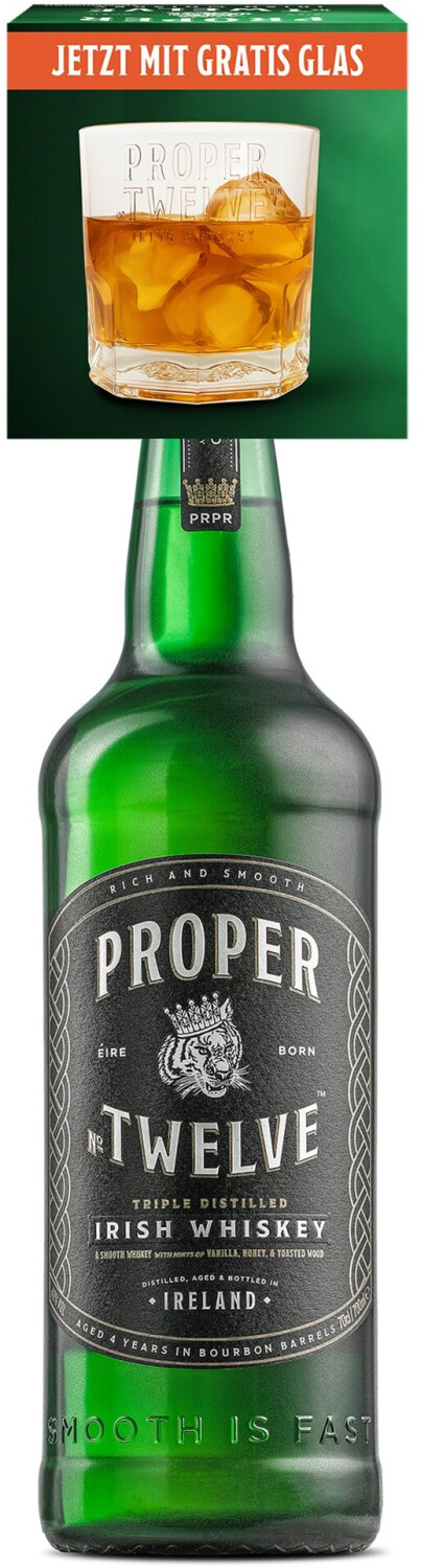 Proper No.Twelve Whiskey Glas OnPack 0,7l 40% Vol.
