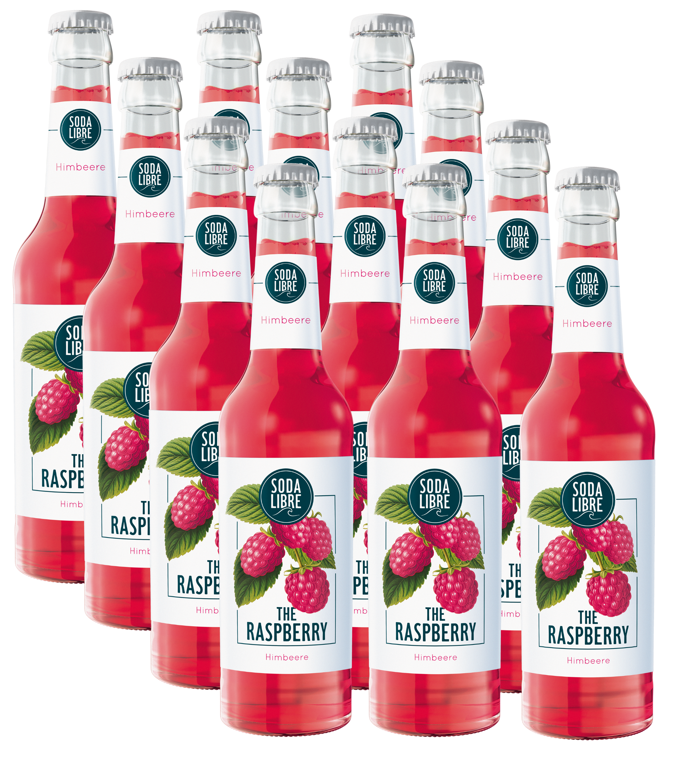 12x Soda Libre The Raspberry 0,33l alkoholfrei Bundle