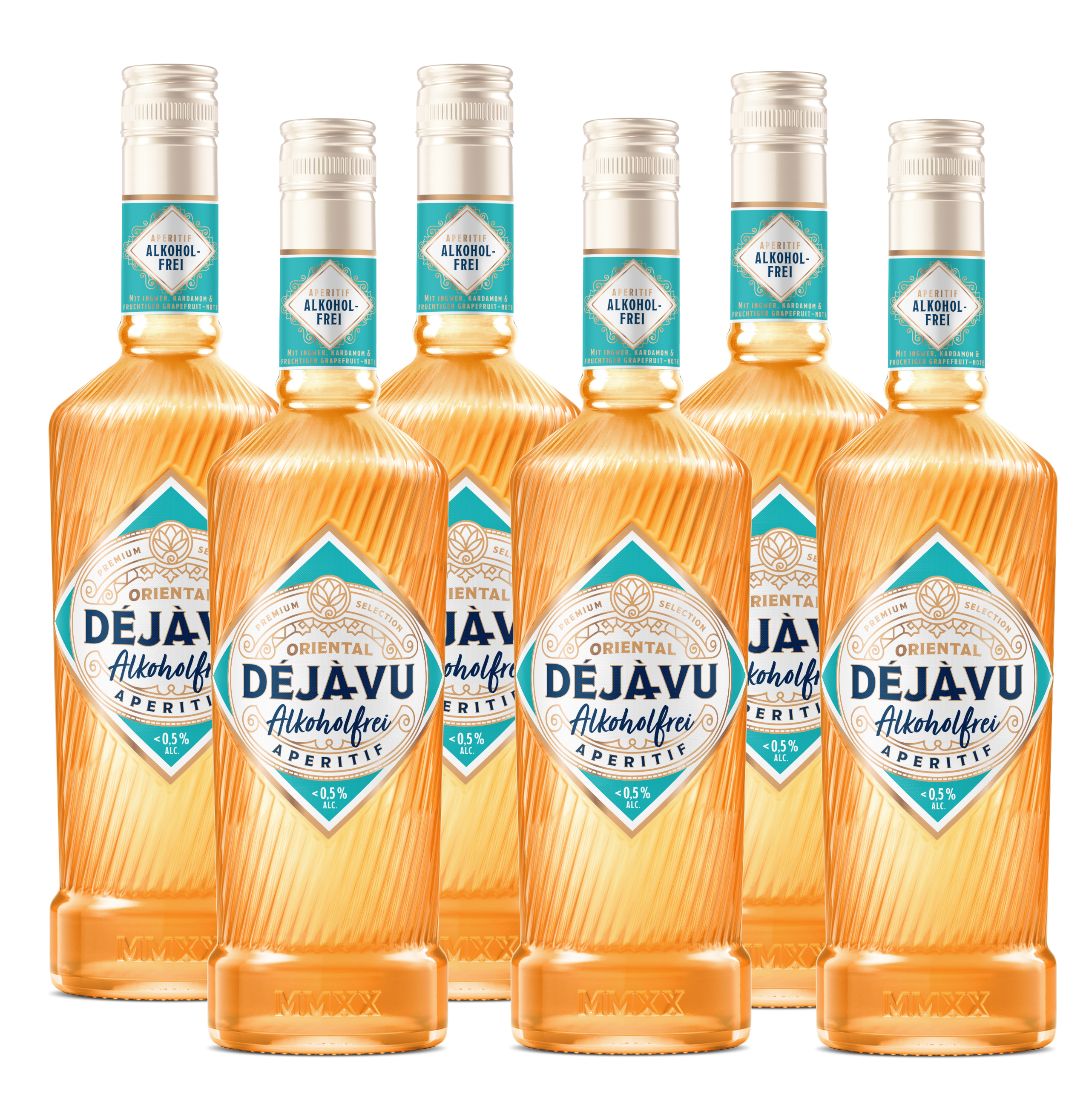 6x Oriental Déjà-Vu Alkoholfrei 0,7l (unter 0,5% Vol.) Bundle