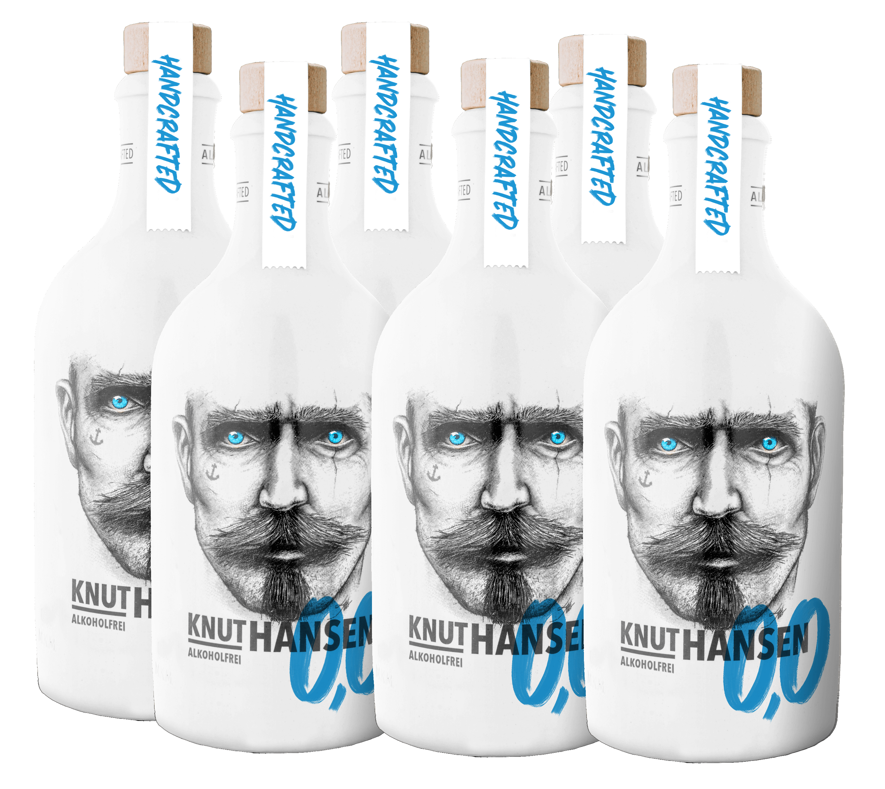 6x KNUT HANSEN 0,5l 0,0% Vol. alkoholfrei Bundle