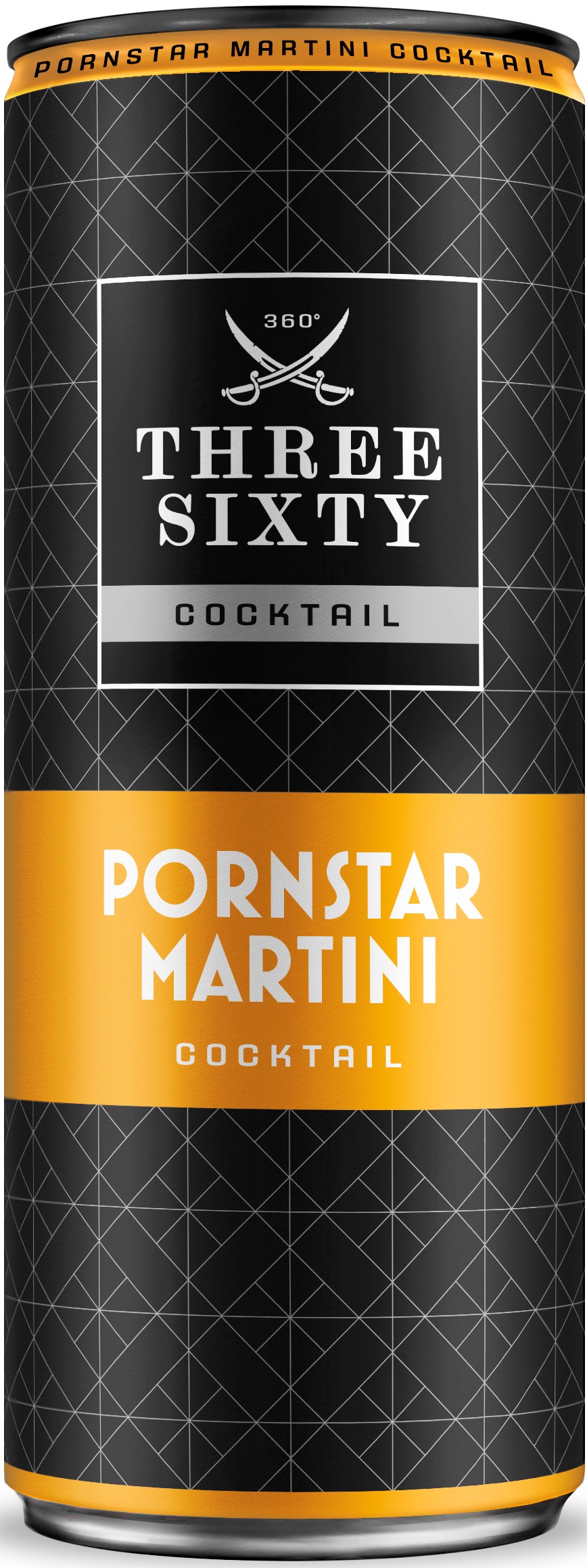 THREE SIXTY Pornstar Martini Cocktail 0,25l 10%vol.