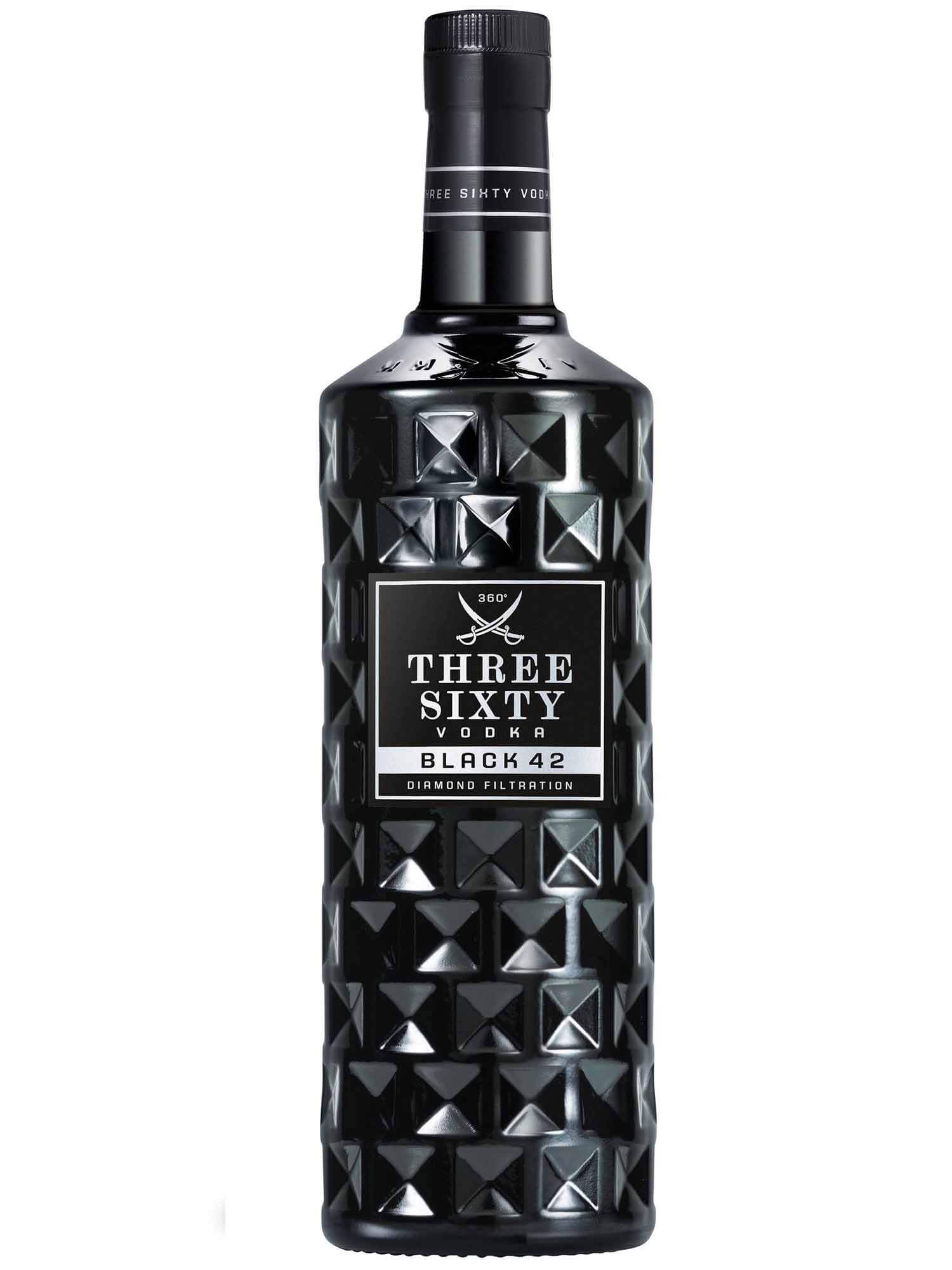 THREE SIXTY Vodka BLACK 42 3,0l 42%vol.