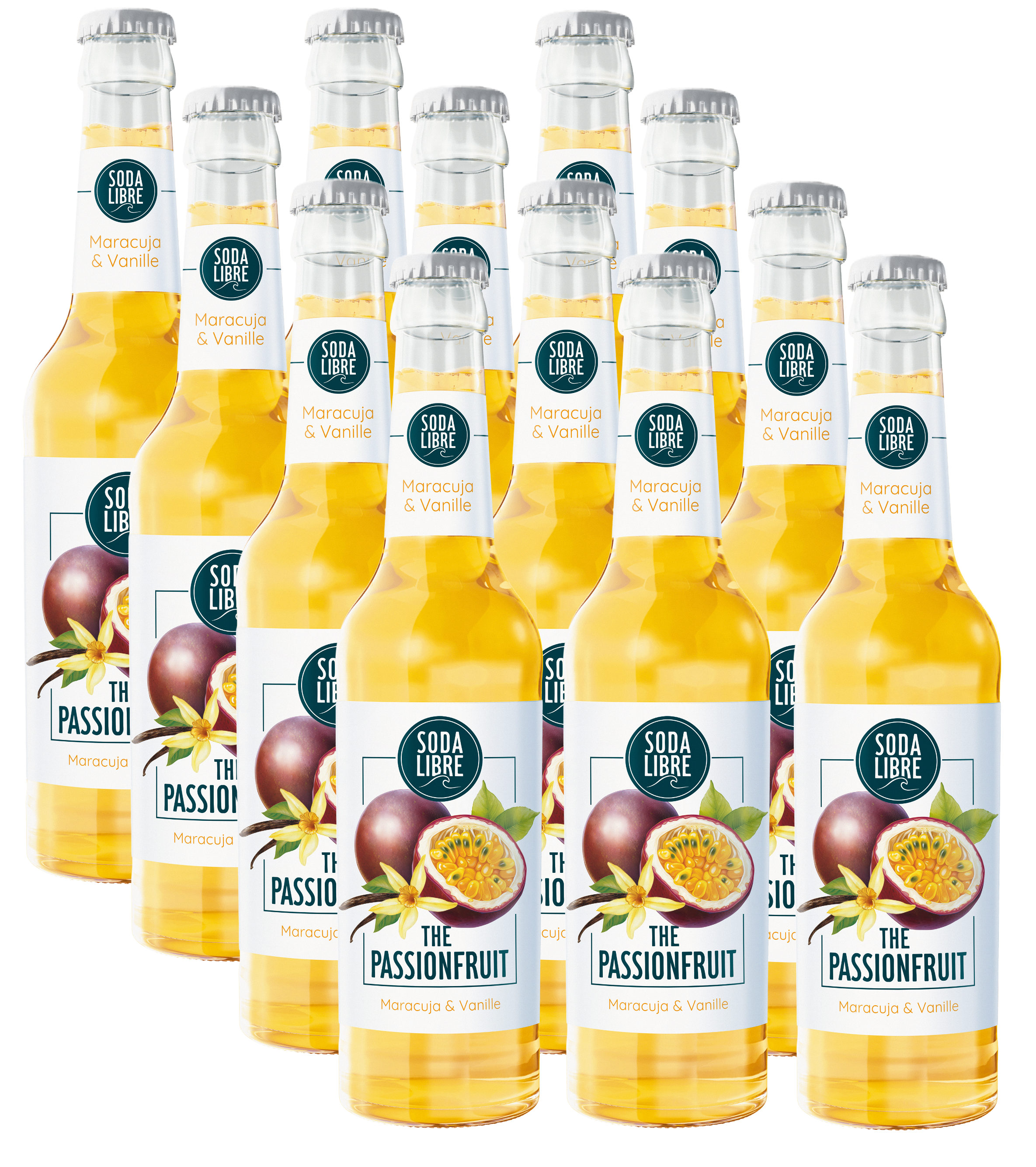 12x Soda Libre The Passionfruit Limonade 0,33l alkoholfrei Bundle