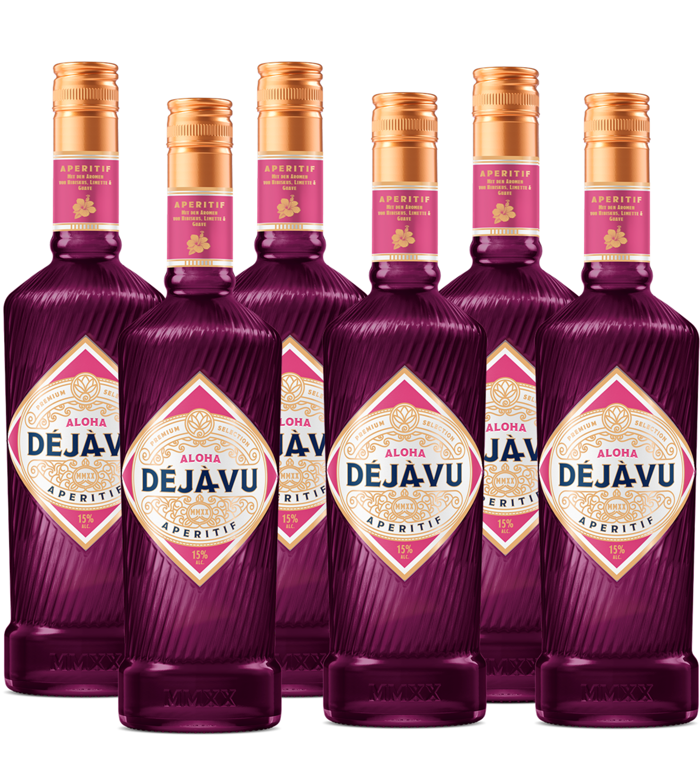 6x Aloha Déjà-Vu Aperitif 0,7l 15% Vol. Bundle